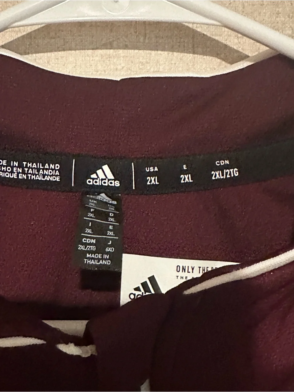 Adidas 2XL Mississippi State Maroon Sideline Aeroready Quarter-Zip Pullover